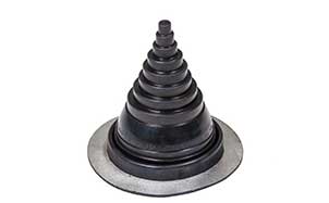Резиновый уплотнитель VILPE ROOFSEAL - 2 черный, 75-150 мм, комплект