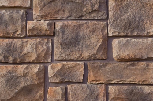 Ecostone Фасадный облицовочный камень Аризона «под необработанный камень» 2, ЭкоСтоун